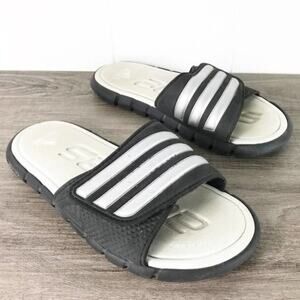 ADIDAS Boy’s Striped Slide Sandals